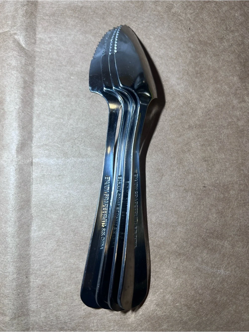 Vintage Grapefruit Spoons - Set of 4
